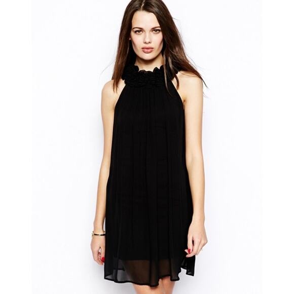 French Connection Georgie Georgette Silk Dress - Picture 1 of 9